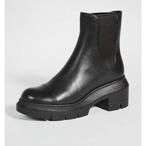 Stuart Weitzman Norah Lug Sole Leather Boots Size 7